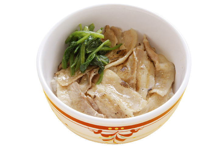 豚塩カルビ丼(中)